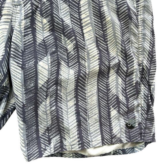 Outerknown Kelly Slater Surf Board Shorts Mens 34 Blue Chevron Athleisure Swim - Picture 5 of 12